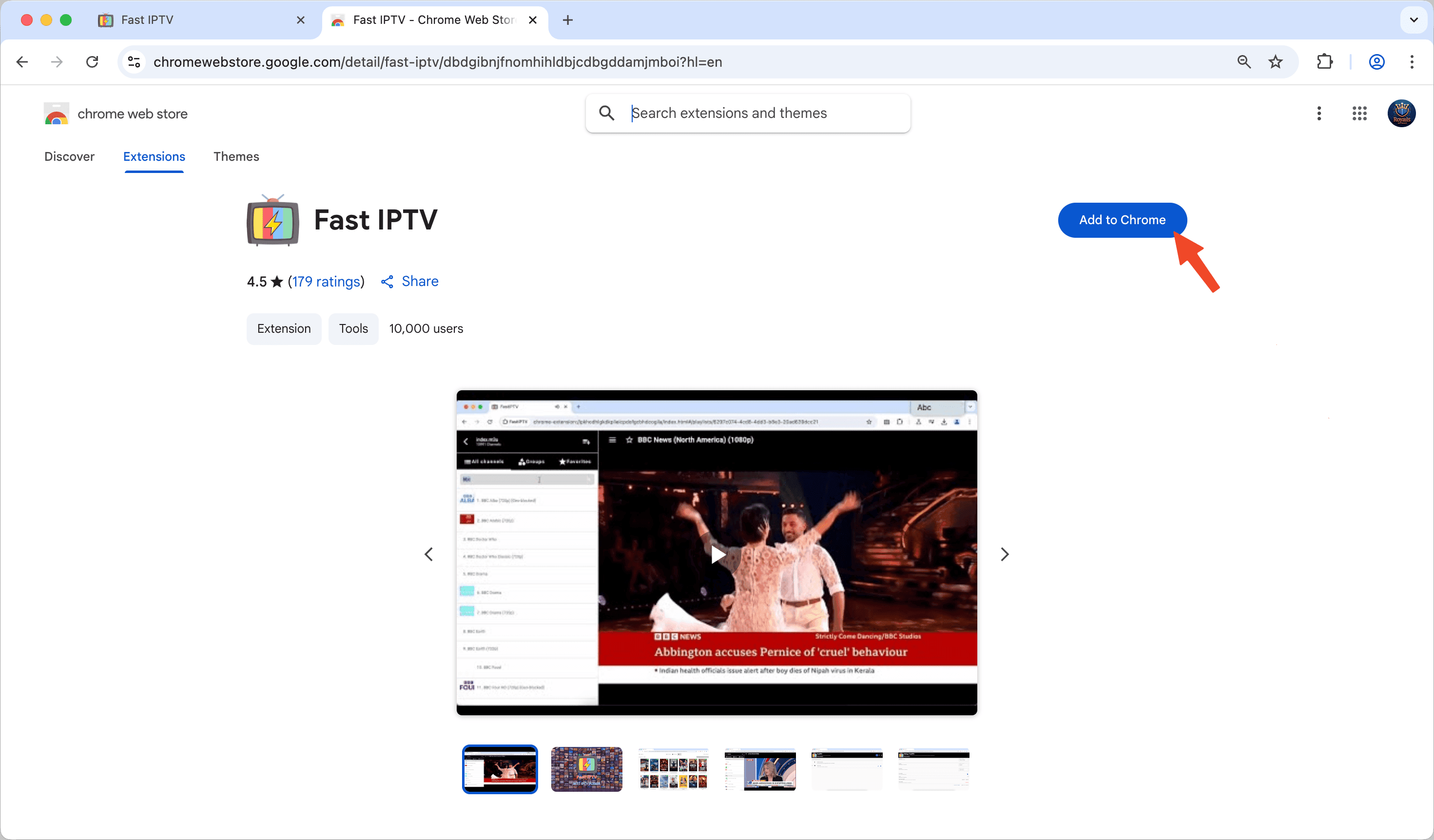 Chrome Web Store Installation